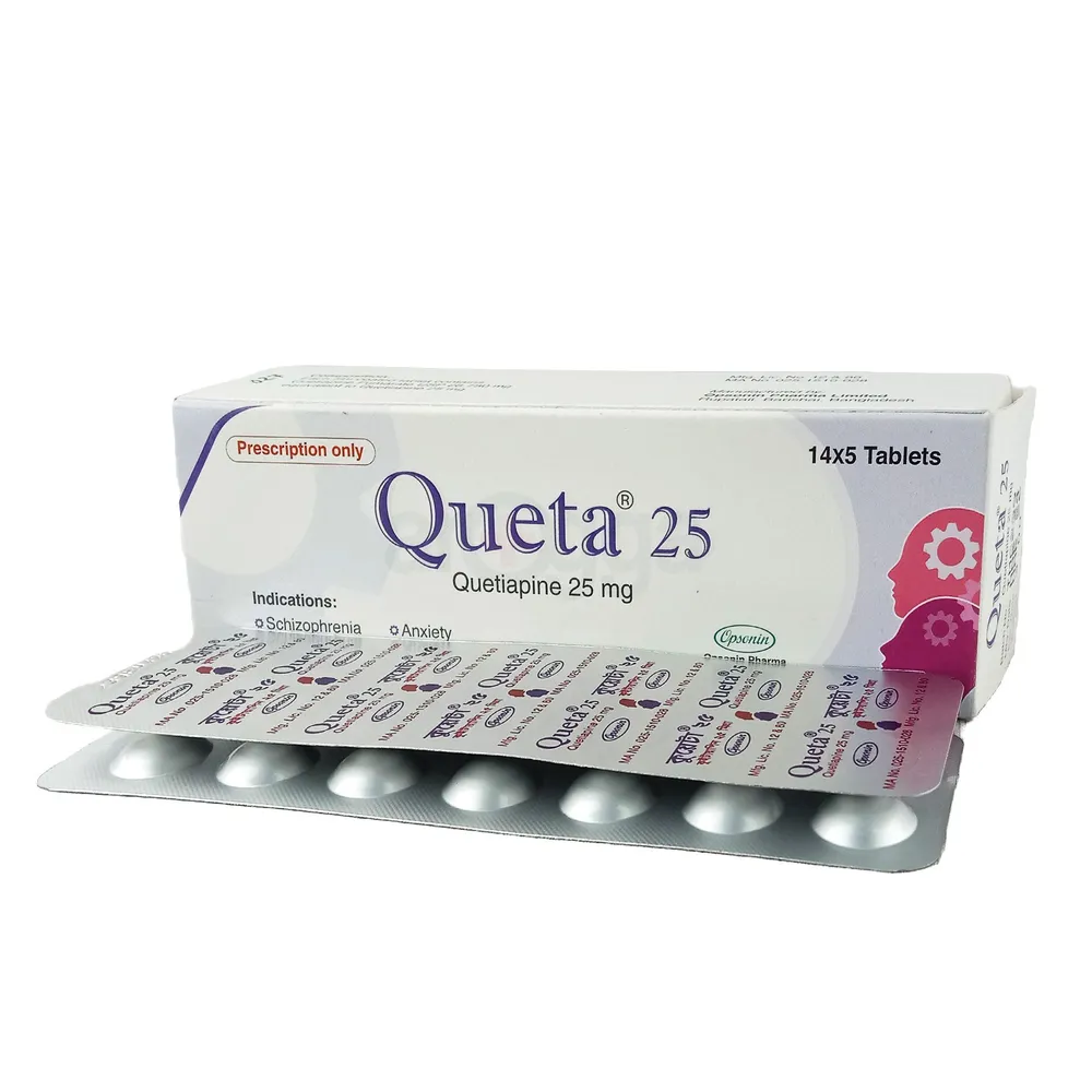 Tablet Queta 25 mg (70 Pcs)